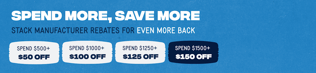 Belle Tire spend more save more promotion – save up to $150 off on qualifying purchases