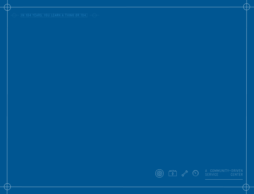 Dark blue background with white lines and car icons.